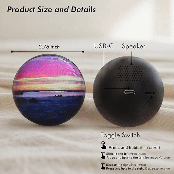 Personalized 3D Video Sphere – GlowMemos™